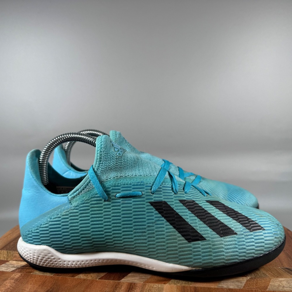 Adidas X 19.3 TF Mens‎ Soccer Cleats Bright Cyan Black F35375 Size 7.5